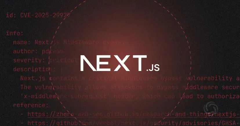 A Next.js middleware authentication bypass (CVE-2025-29927) Writeup: Hackdonalds Challenge (Intigriti)